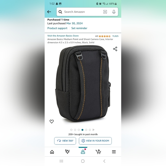 Medium Point and Shoot camera case - Picture 3 of 7